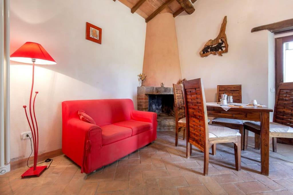Gasthaus La Casina Degli Olivi Seggiano Exterior foto